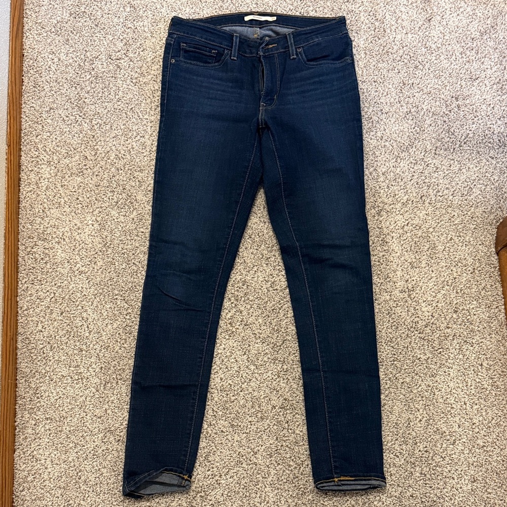 Levi's Women's Skinny Jeans - Dark Blue